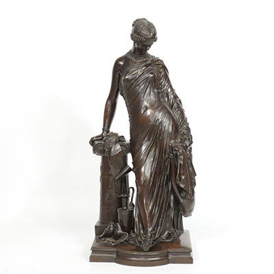 James PRADIER (1790-1852) imposant bronze 