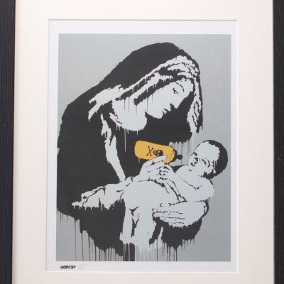 BANKSY (GB, 1974)Toxic mary, 2011. D in the style of, -Offset print numbered at 300 copies in pencil 