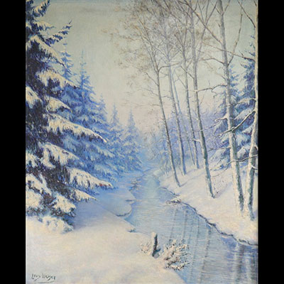 Louis WILMET (1881-1965) Large oil painting 