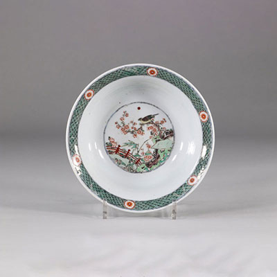 Chinese famille verte porcelain bowl.
