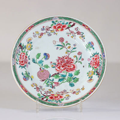 China 18th century famille rose plate