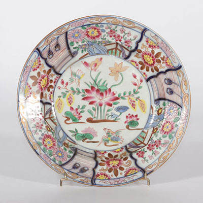 China famille rose porcelain plate