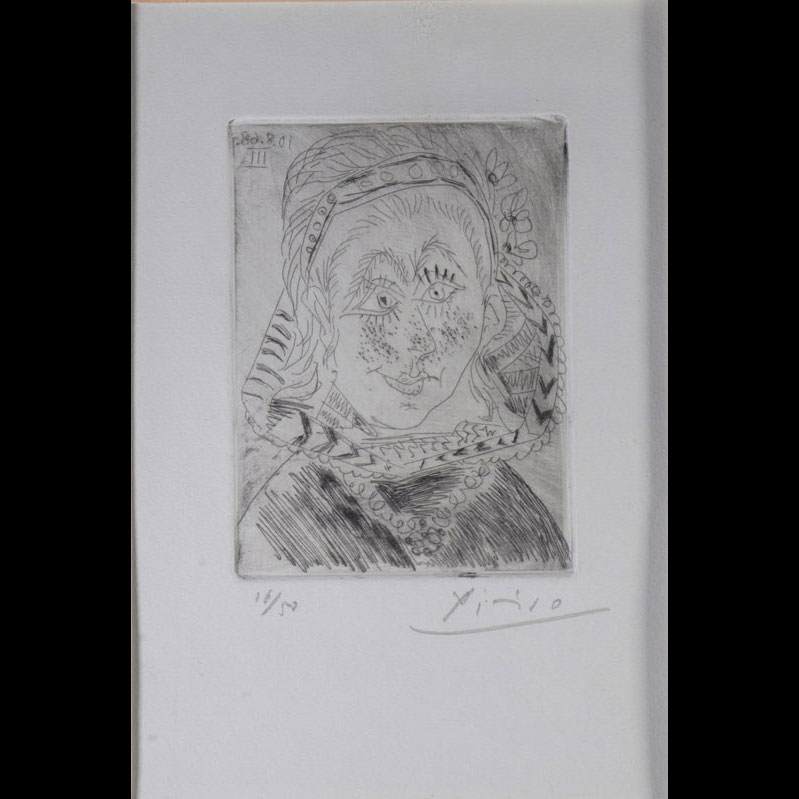 Pablo Picasso lithographie « La servante » Épreuve signée et numérotée 16/50