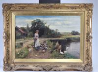 Lilian YEEND-KING (presumably 1882-1905) Large oil on canvas 