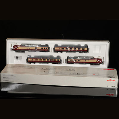 Train - Scale model - Marklin HO digital 37605 - Europ express train