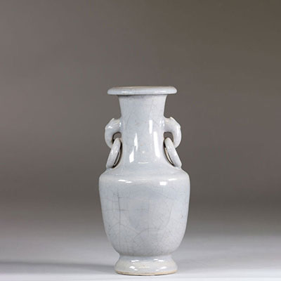 Chine vase monochrome époque Qing