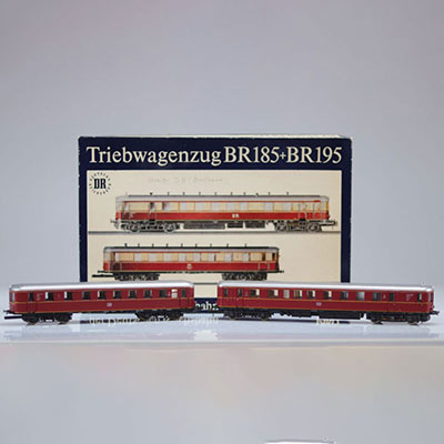 Locomotive Piko / Référence: 5/0732/020 / Type: Triebwagenzug BR185+BR195 version DB (2 pièces)