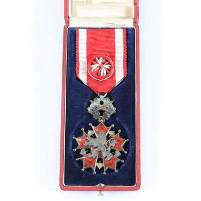 Tchécoslovaquie médaille ordre du lion blanc vers 1930
