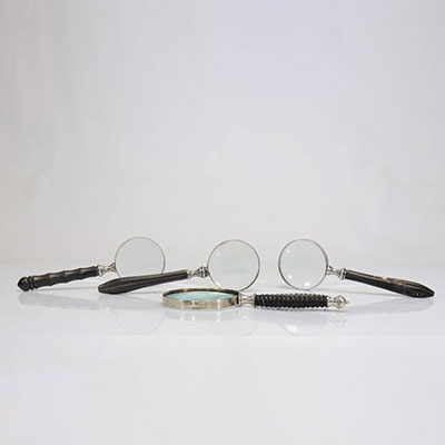 Collection of magnifying glasses late XIX early XX - Napoleon III period