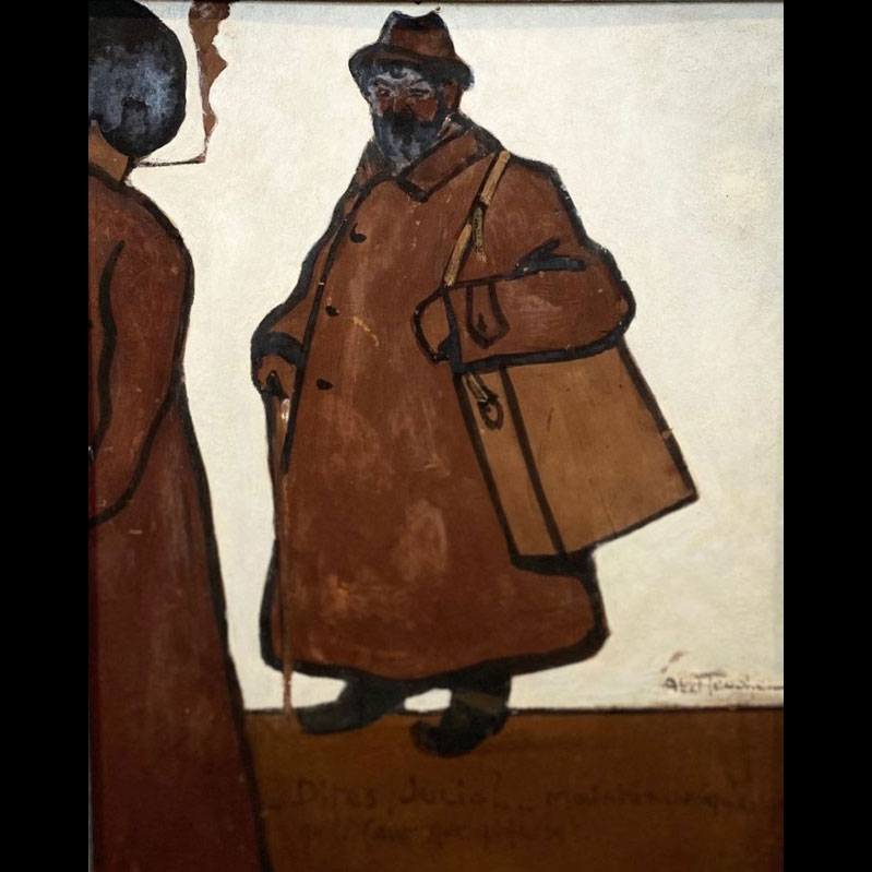 Louis ABEL-TRUCHET (1857-1918) Oil on cardboard 