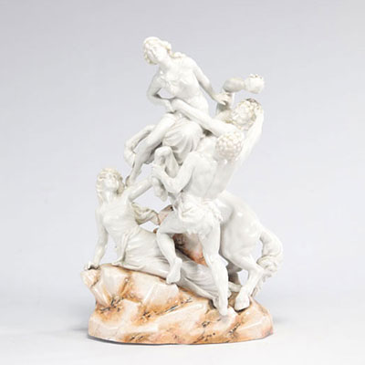 Porcelaine en forme de centaures et de jeunes femmes - manufacture de porcelaine de Nymphenburg