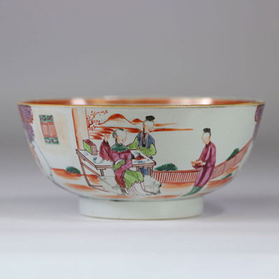 China imposing mandarin bowl Qianlong 18th