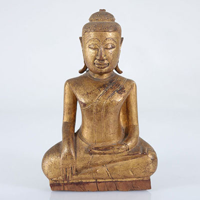 Thailand - wooden Buddha - 19th