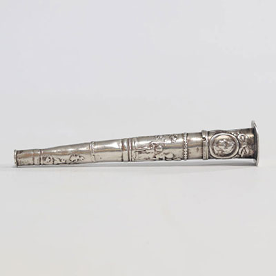 Solid silver needles holder Louis XVI style and from the Louis XVI period (1971-1972)