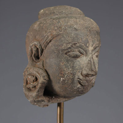 Fragment: Head of Buddha 17th century or earlier