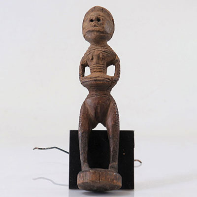 Old wooden sculpture. Africa