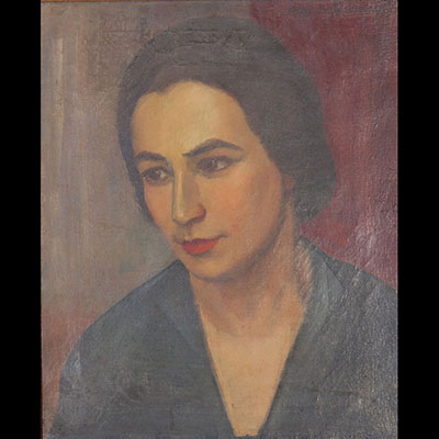 Ady DE LANNAY (1900-1942) oil on canvas 