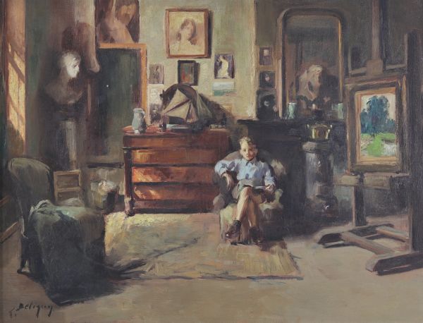 Ernest BETIGNY (1873-1960) huile sur toile 