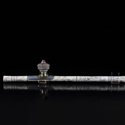 Chine pipe à opium décorée de personnages début 20ème