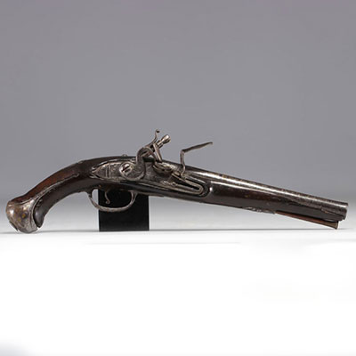 France - Pistolet à silex, XVIIIe siècle.