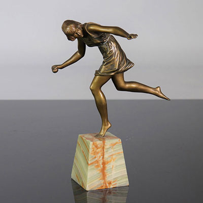 Fayral, Pierre Le Faguays - Max Le Verrier - jeune femme en bronze