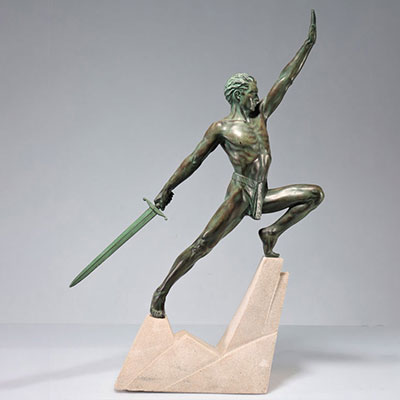 Max LE VERRIER (1891-1973) Large sculpture 
