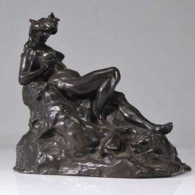 Auguste PUTTEMANS (1866-1922) Bronze 