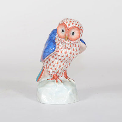 Herend Owl porcelain. Period XXth century