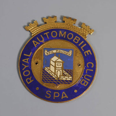 Belgique Badge Auto-club SPA