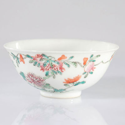 China good porcelain famille rose floral decoration