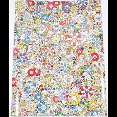 Murakami Takashi : Skulls & Flowers Sérigraphie Signé et numéroté par Takashi Murakami Edition limitée à 300 exemplaires