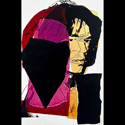 Andy Warhol. « n°4 ». Miniatures de la planches n°4 de l'édition originale d'Andy Warhol qui provient du catalogue de l'exposition 