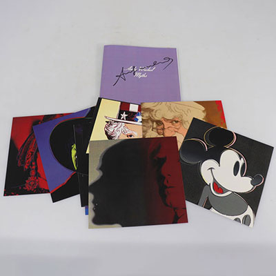 Andy Warhol, (d'après - after).  set complet de la série Myths comprenant 10 sérigraphies en couleur