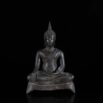 South China Vietnam Bronze Buddha Qing Period