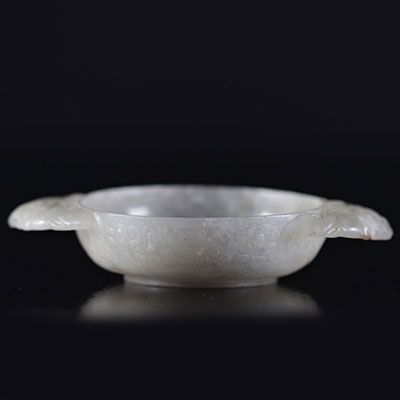 China Qing period jade ritual wine cup