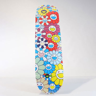 Takashi Murakami (after) - Multi Flower, 2019 Screenprint on skateboard decks Édition limitée vendu exclusivement lors du Complexcon de 2019
