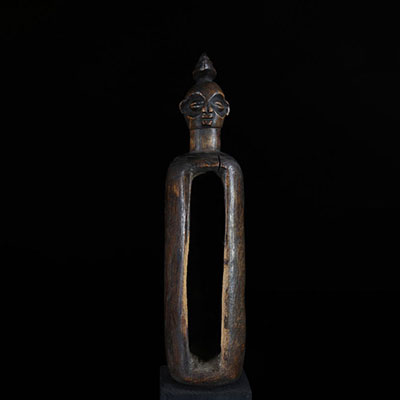 Africa Congo Yaka slit drum topped with a 20th head