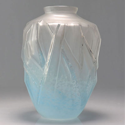 CHARLES SCHNEIDER vase décor de formes géométriques