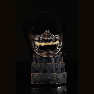 Japon - Masque de Samouraï en fer 18ème  Menpo