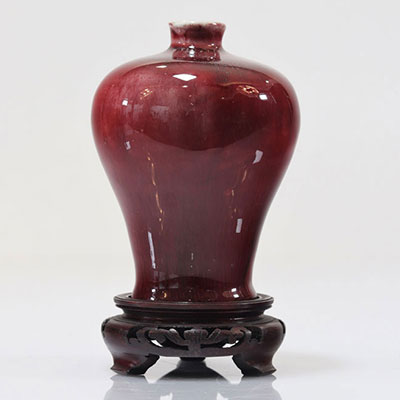 Meiping Ox Blood Vase Qing Period