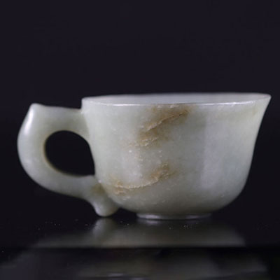 China green jade cup 19th or earlier
