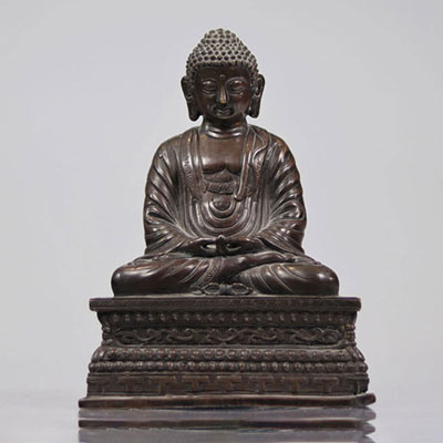 Bouddha en bronze 
