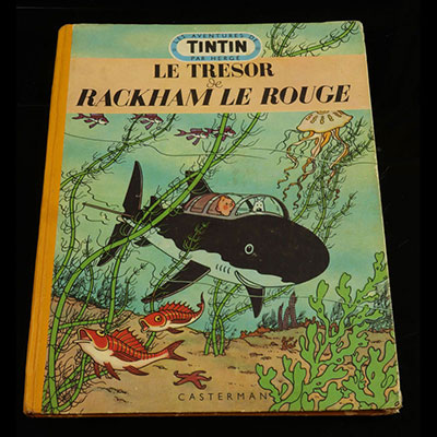BD - Tintin Le trésor de Rackham le rouge 1952