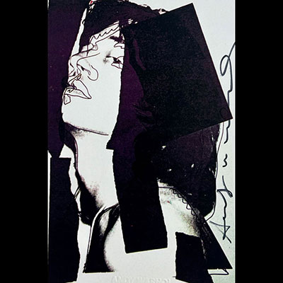 Andy Warhol. « n°1 ». Miniatures de la planches n°1 de l'édition originale d'Andy Warhol qui provient du catalogue de l'exposition 