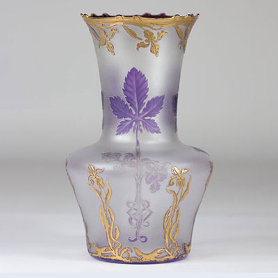 Seraing, VAL SAINT-LAMBERT, vers 1900 grand vase Attribuable à C. Renard ou à L. Ledru.