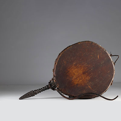 Old shaman drum - Nepal - early 20th century