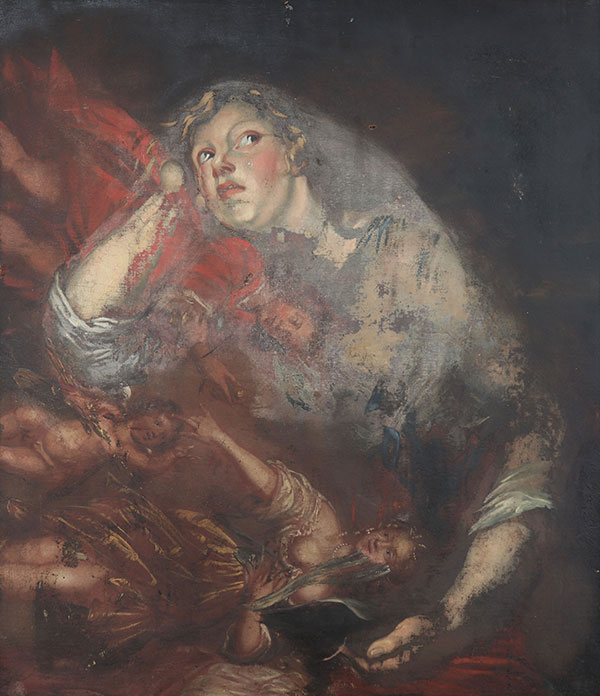 Oil on canvas 17th Rubens School