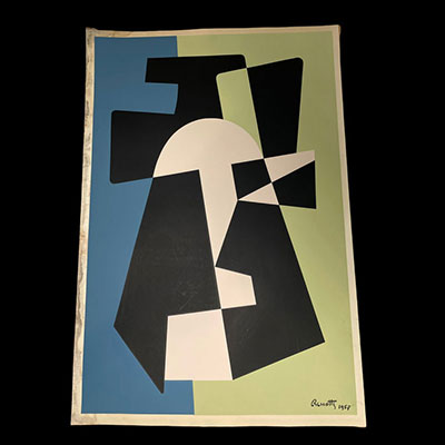 Paul RENOTTE (1906-1966) gouache sur papier 