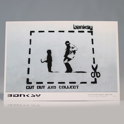 BANKSY (in the style of) (English - Born in 1974) Color offset print