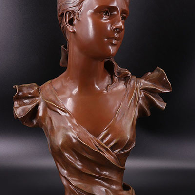 France - young lady bust - GEORGES CHARLES COUDRAY
